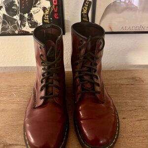 Doc Marten Cherry Red 1460 Lace Up